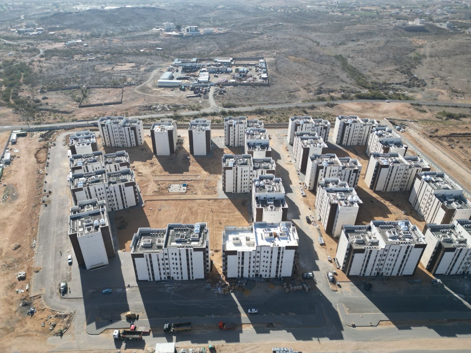 Aerial view of Al-Hawiyah residential project in Taif