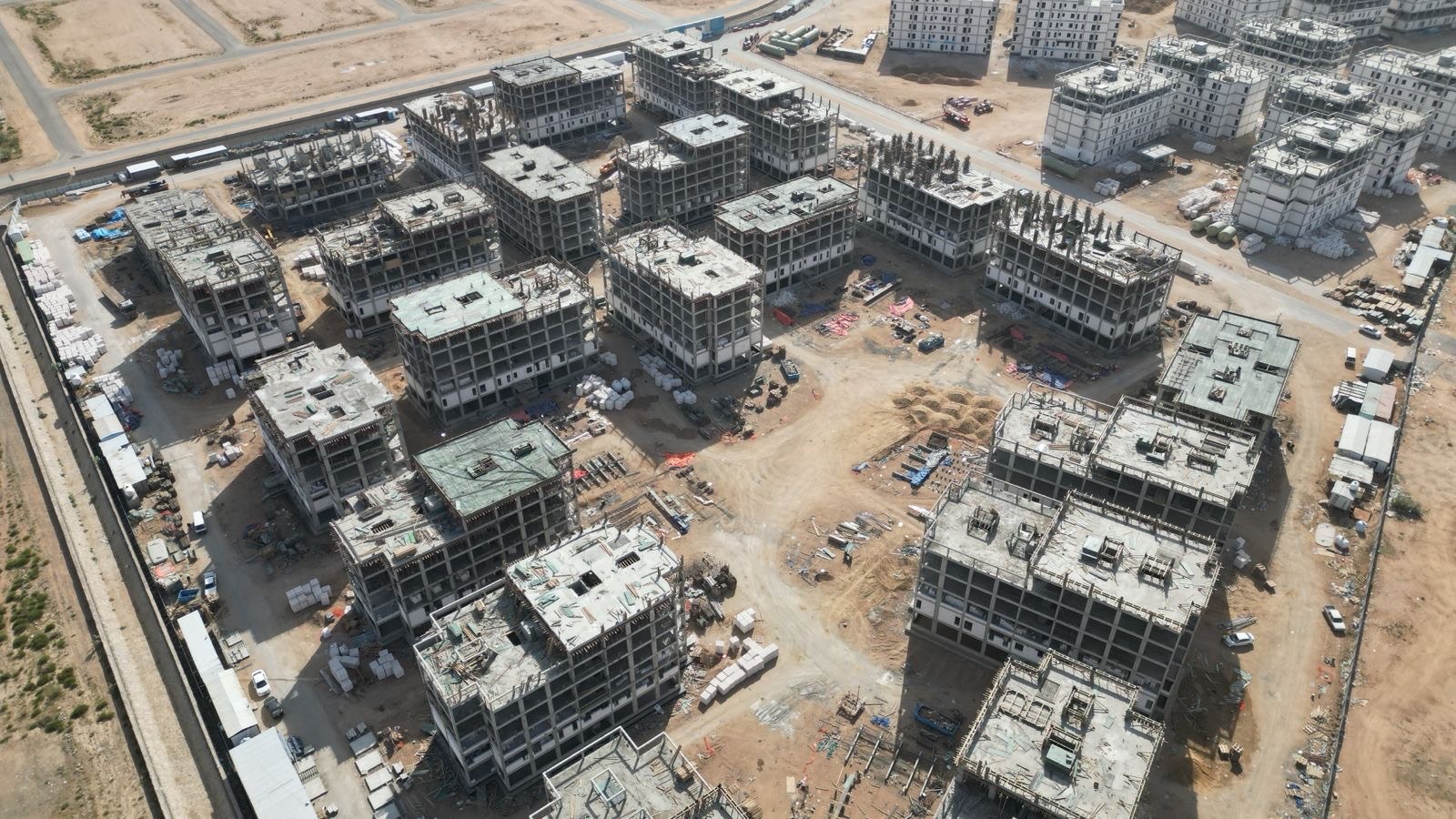 Al-Hawiyah residential construction, aerial view 6