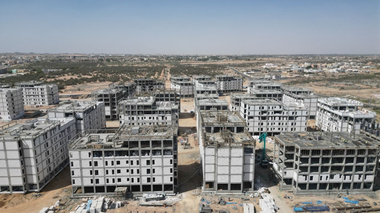Al-Hawiyah residential construction, aerial view 7
