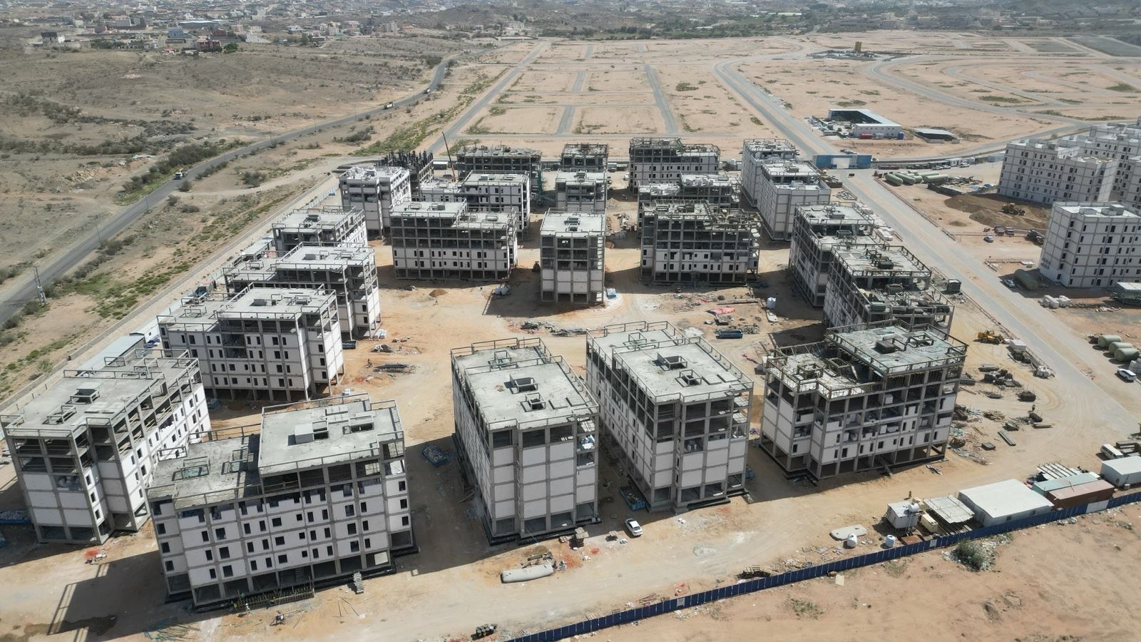 Al-Hawiyah residential construction, aerial view 8