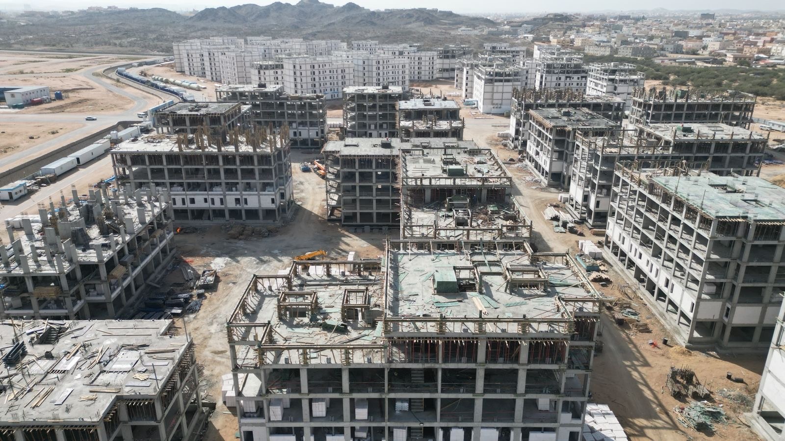 Al-Hawiyah residential construction, aerial view 9